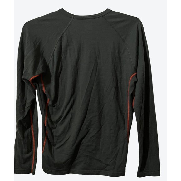 Icebreaker Bodyfit 200 Men's Small Long Sleeve Crew Neck Sage Green Baselayer Sh - Picture 3 of 5
